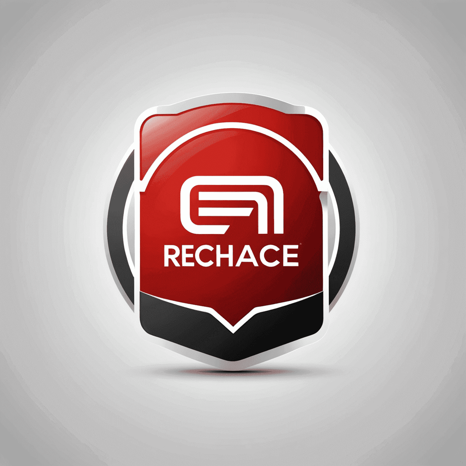 Mobile Recharge company logo in red and white