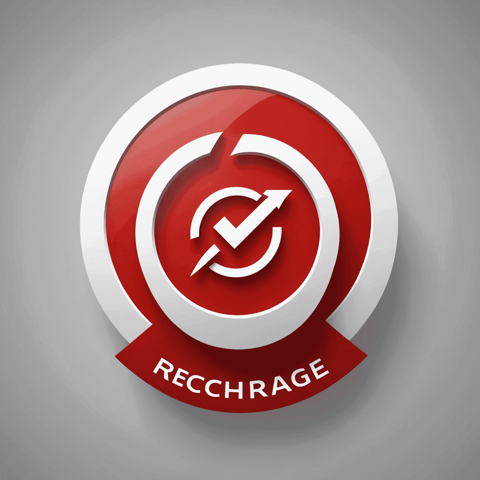 Mobile Recharge company logo in red and white